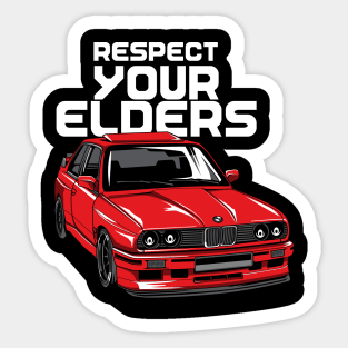 respect to your elders!! Sticker